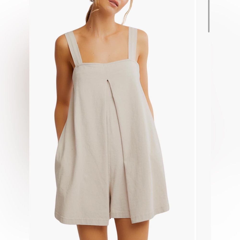 × free-est Nichola Romper in Pumice Stone
